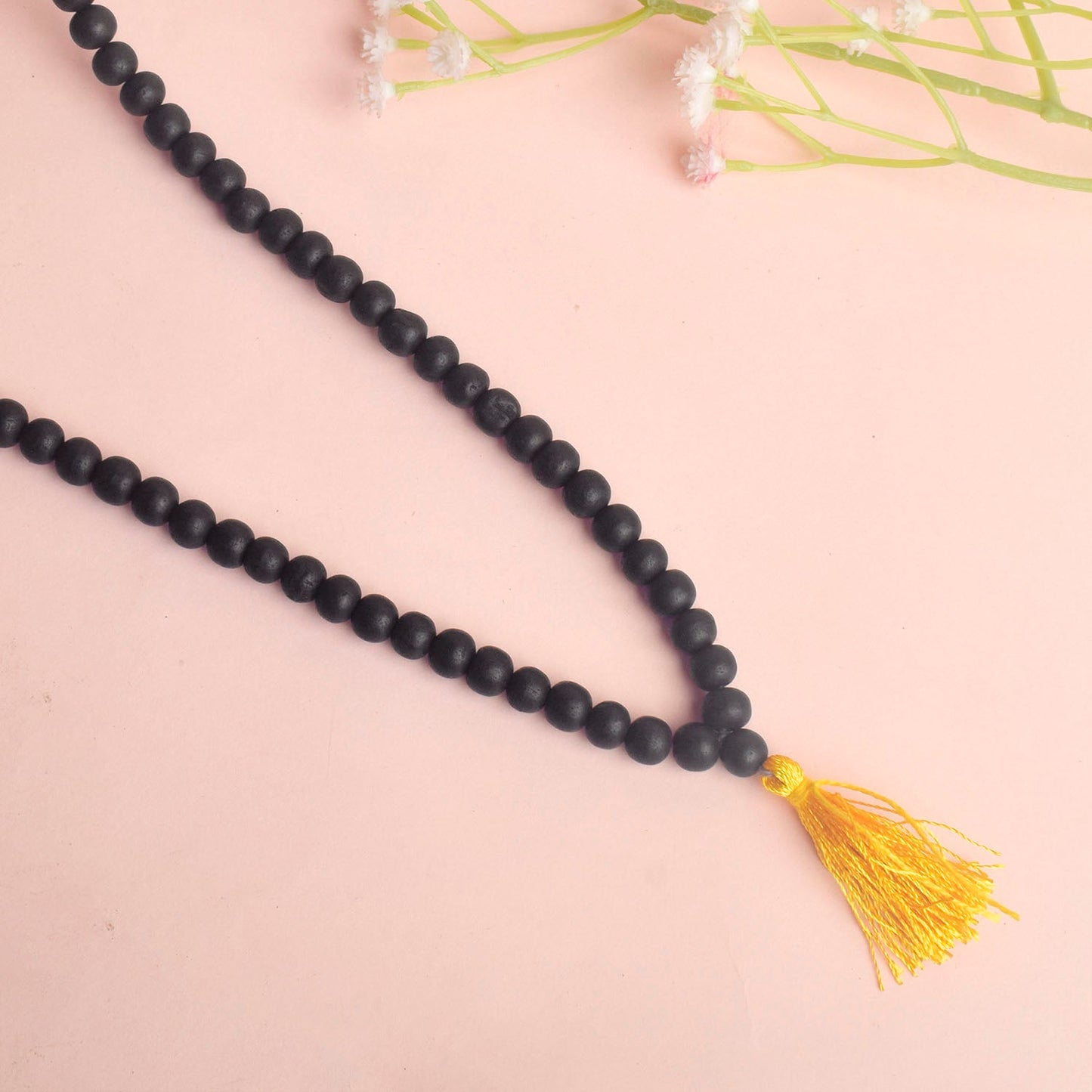 Govt. Certified 100% Original Karungali Mala – Sacred Ebony Wood 108+1 Beads