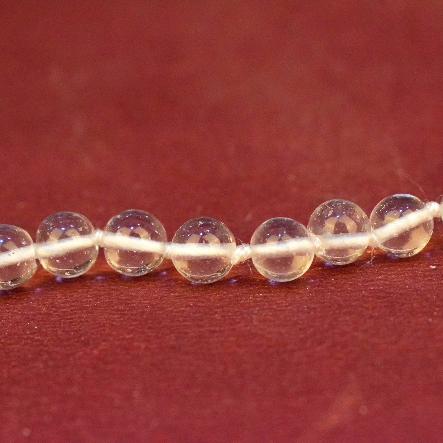 6mm Sphatik Clear Quartz Crystal 108 Beads Jaap Mala
