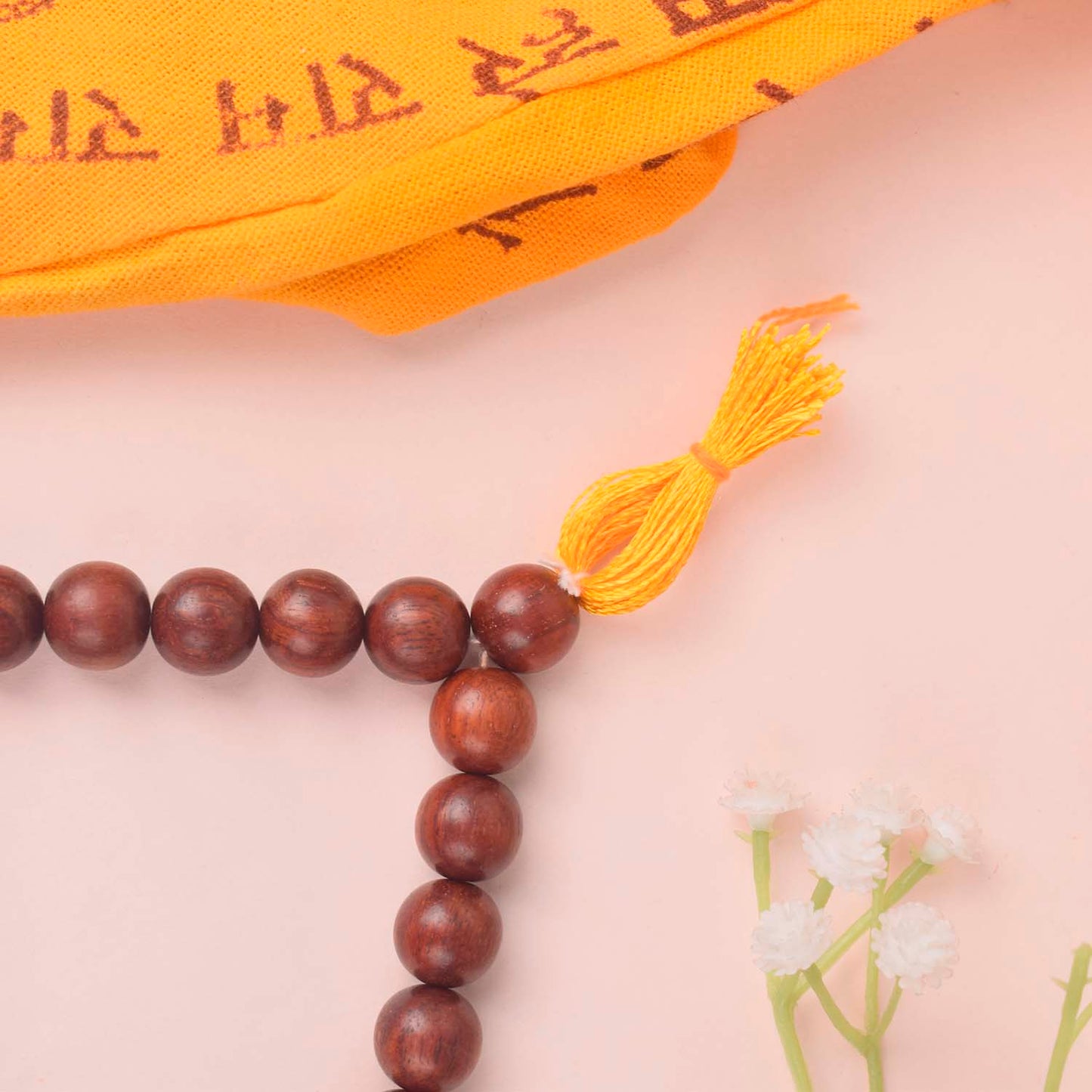 12mm 27 Bead Red Chandan Money Mala