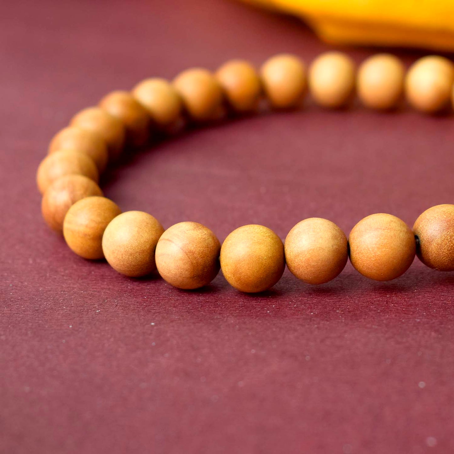 8mm 27 Bead White Chandan Money Mala