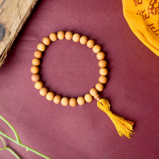 10mm 27 Bead White Chandan Money Mala