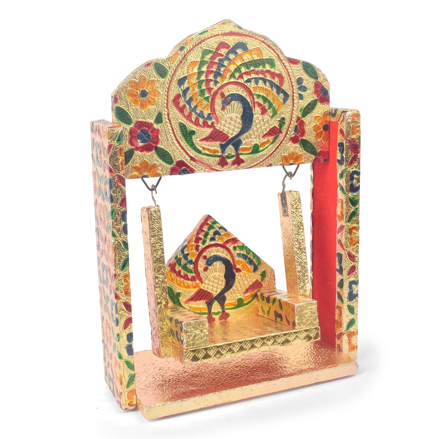 Radiant Yellow Laddu Gopal Dress with Golden Gota