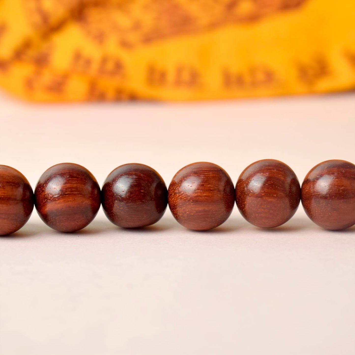 Certified 16mm 100% Original Authentic Pure Red Sandalwood Jap Mala (Andhra Pradesh)