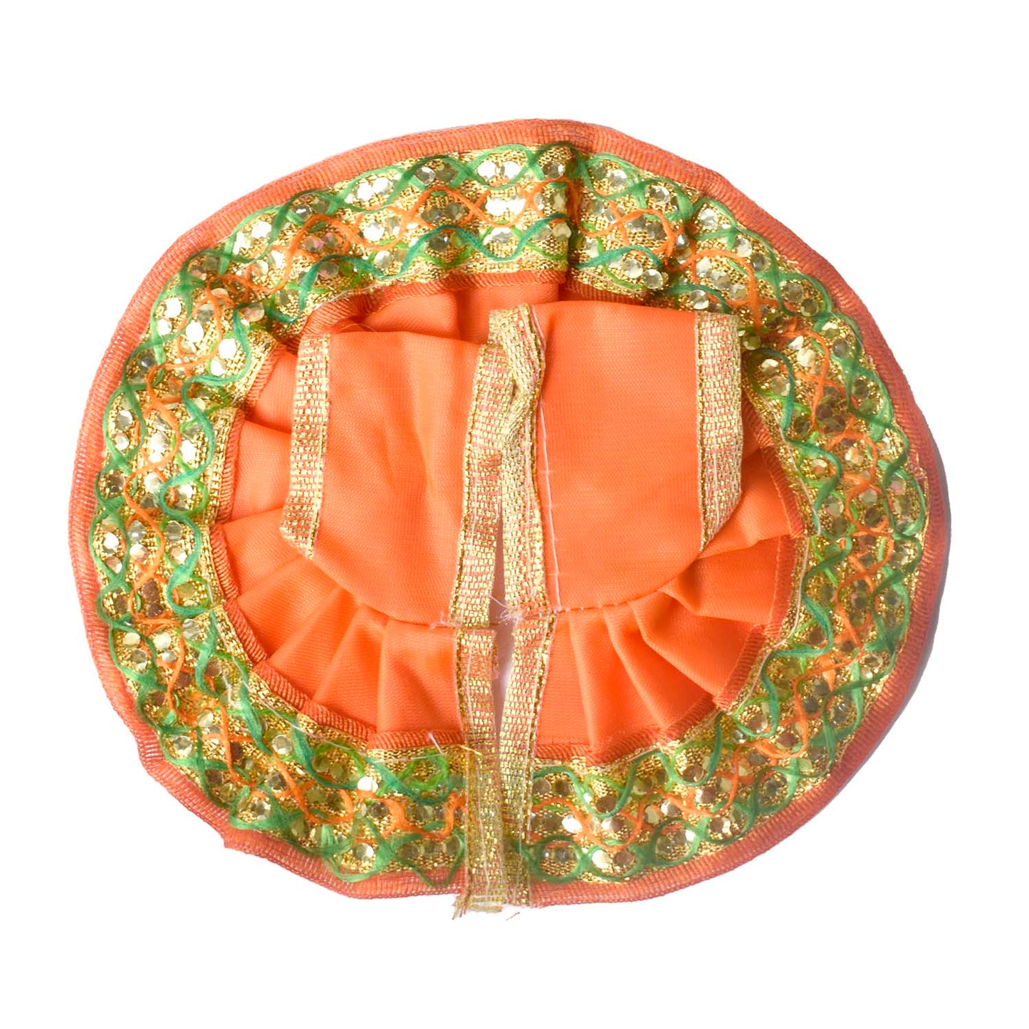 Enchanting Multicolour Laddu Gopal Dress with Golden Border