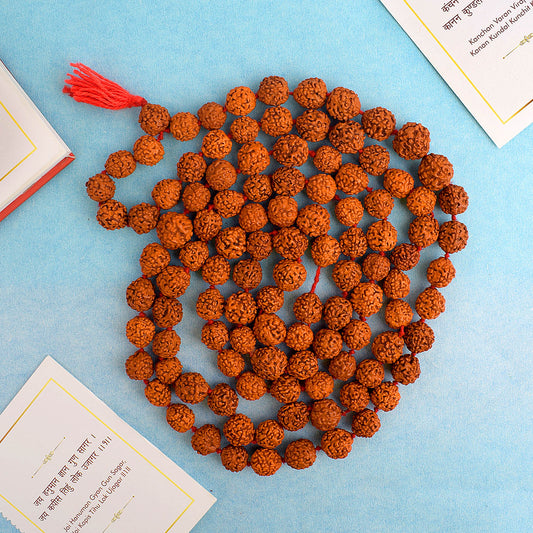 10mm Panchmukhi Rudraksha Jaap Mala