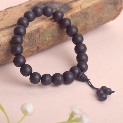 10mm Govt. Certified Karungali Bracelet with Matt Finish