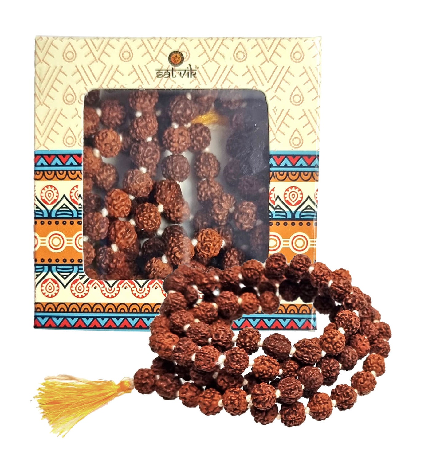 10mm Panchmukhi Rudraksha Jaap Mala