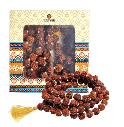 10mm Panchmukhi Rudraksha Jaap Mala