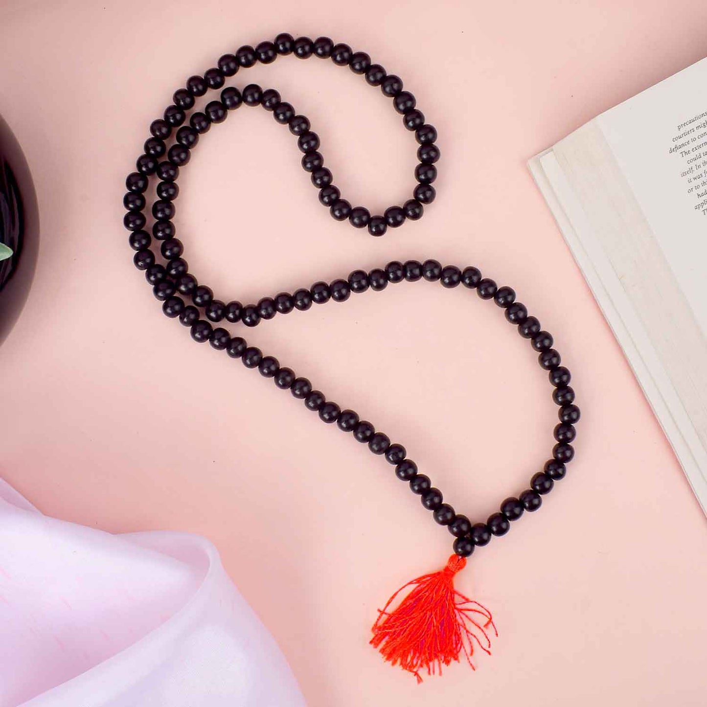8mm Govt. Certified original Karungali Mala – 108+1 Beads for Japa & Focus