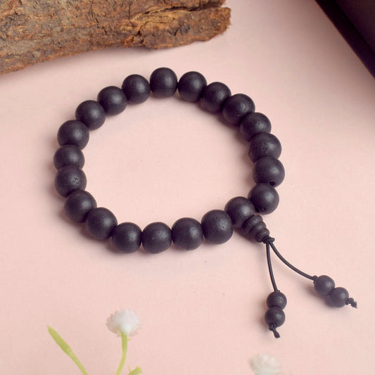 10mm Govt. Certified Karungali Bracelet with Matt Finish