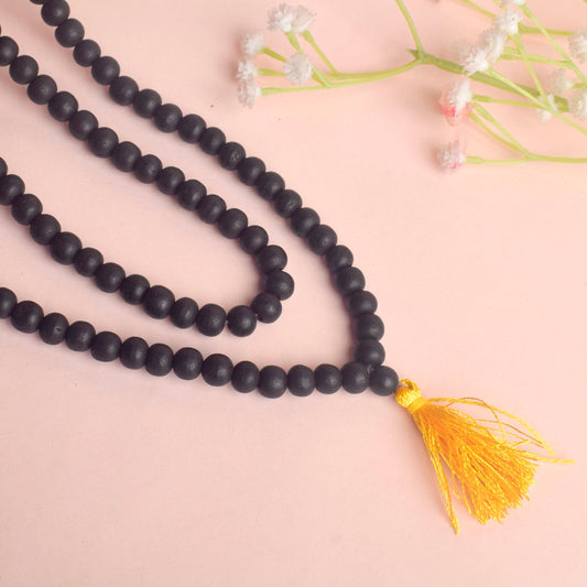 Govt. Certified 100% Original Karungali Mala – Sacred Ebony Wood 108+1 Beads