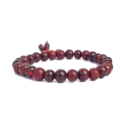 Original 10mm Red Chandan Bracelet for Strength