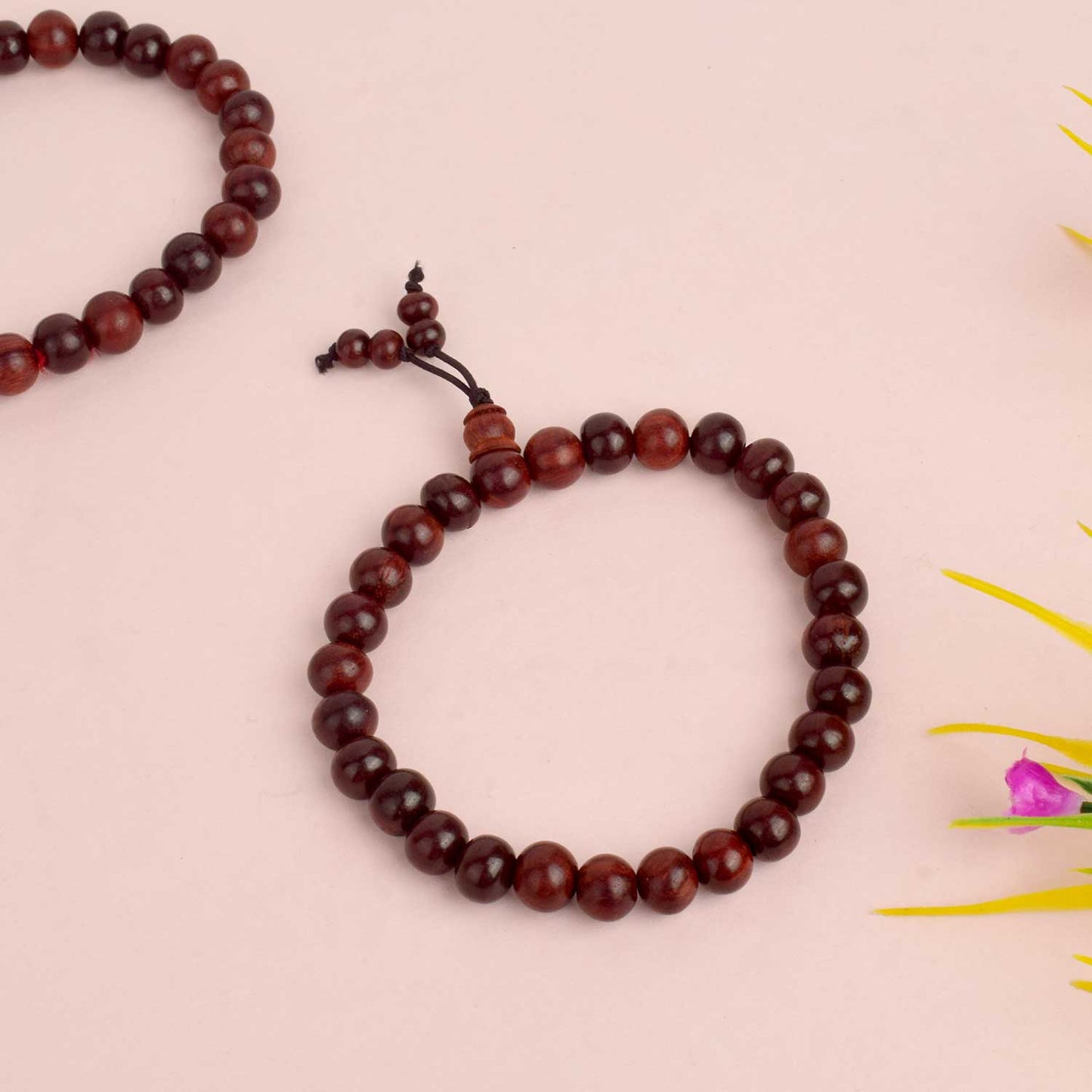 Original 10mm Red Chandan Bracelet for Strength