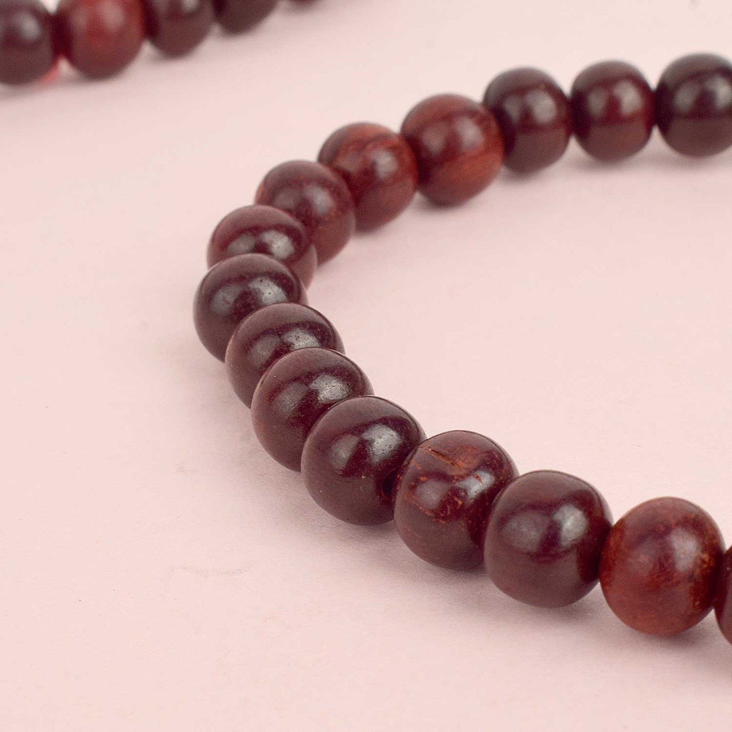 Original 10mm Red Chandan Bracelet for Strength