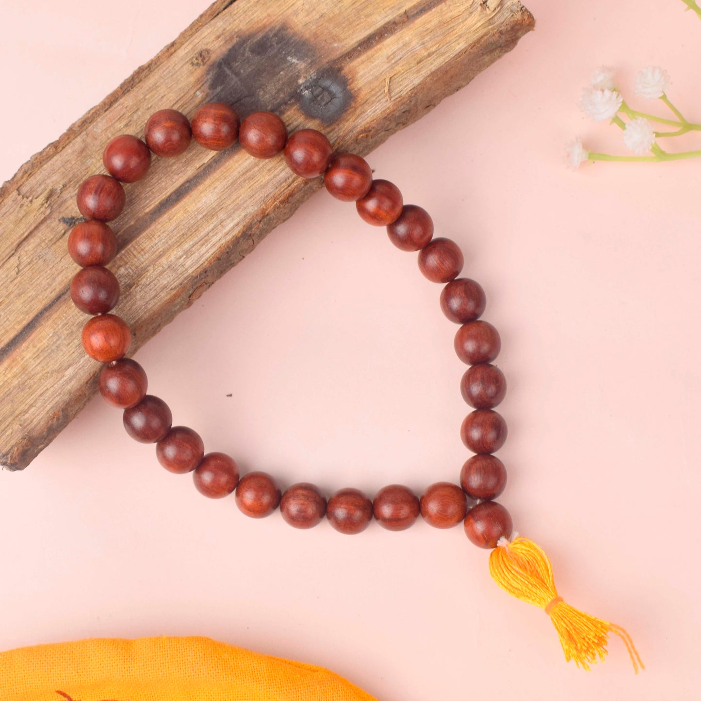 12mm 27 Bead Red Chandan Money Mala