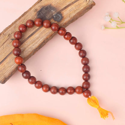 12mm 27 Bead Red Chandan Money Mala
