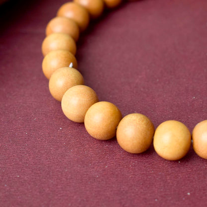 10mm 27 Bead White Chandan Money Mala