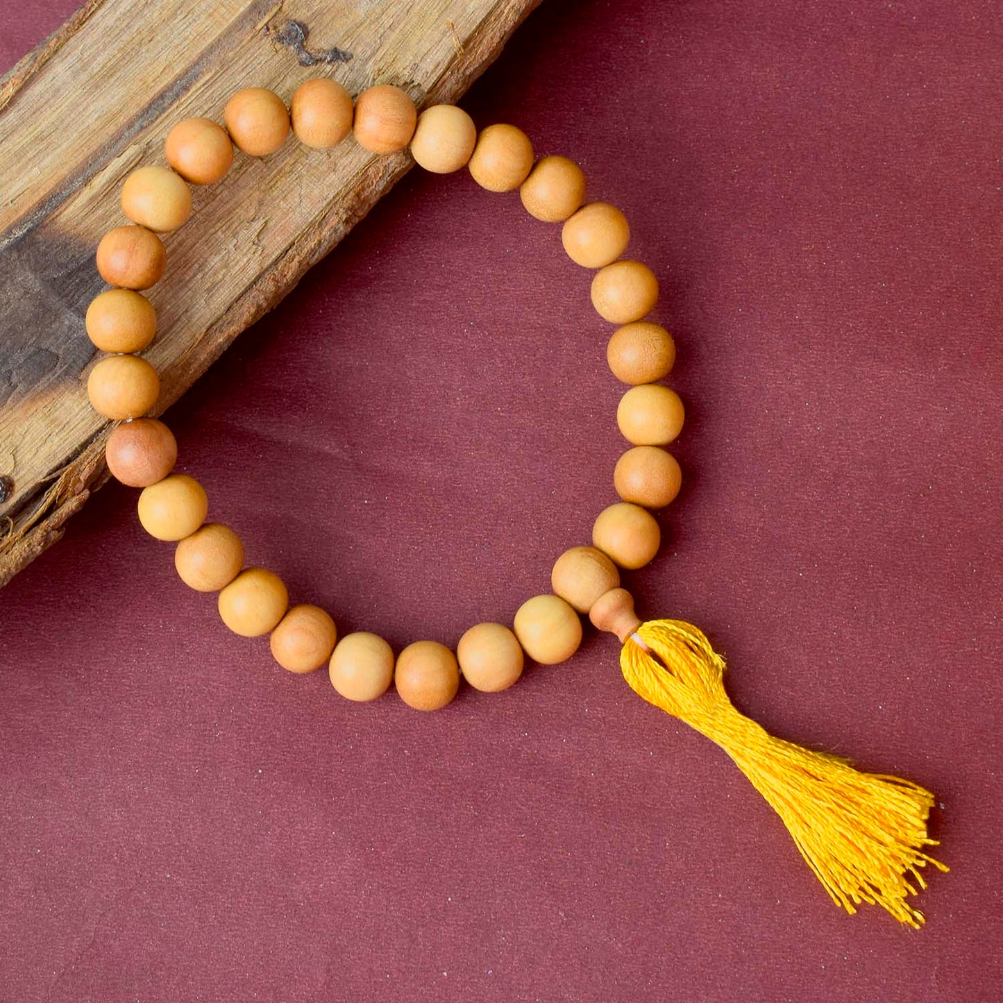 10mm 27 Bead White Chandan Money Mala