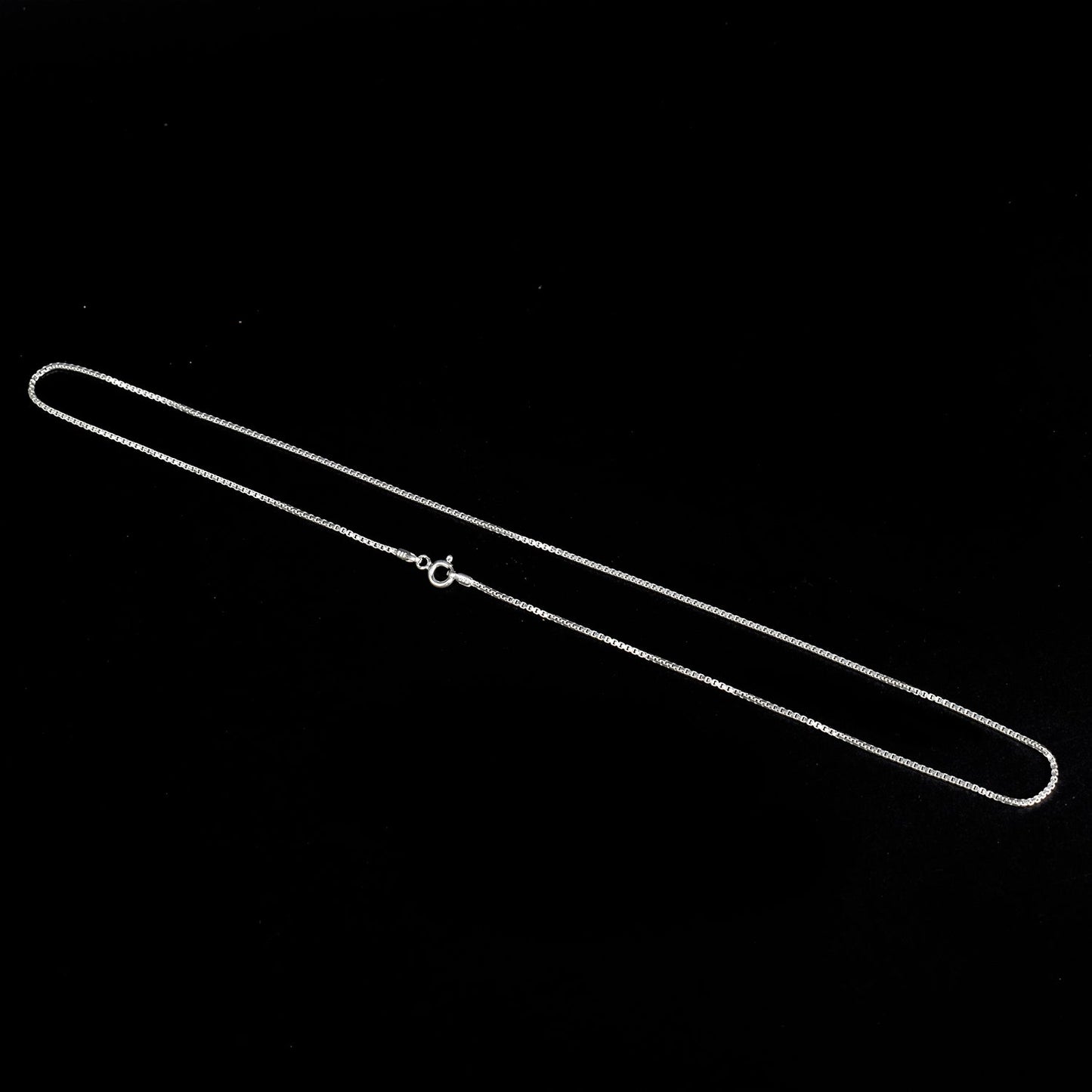 925 Pure Silver Square Link Chain