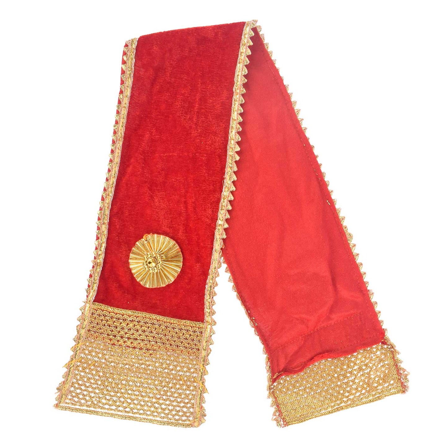 Red Grace Angvastra/Patka/Duppata for Festive