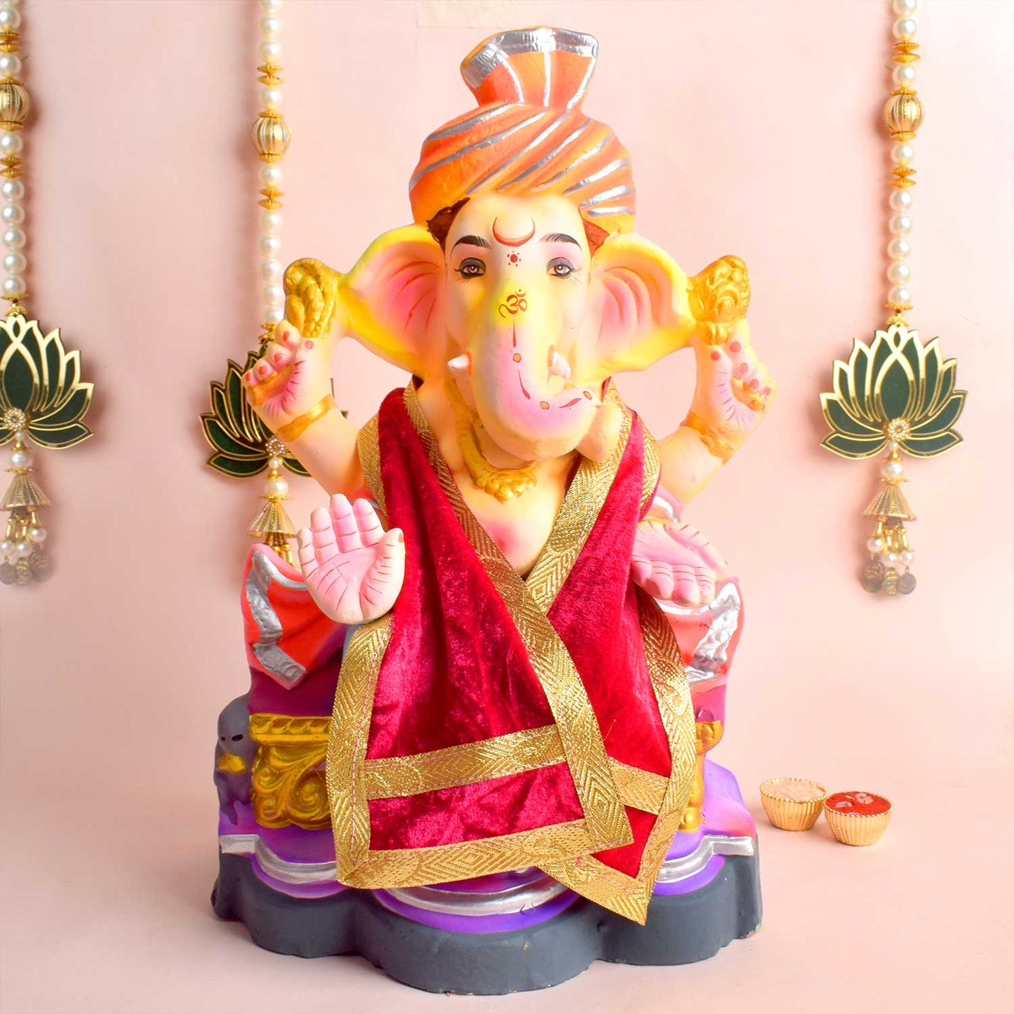 Elegant Pink Angvastra/Patka/Duppata 22 Inch