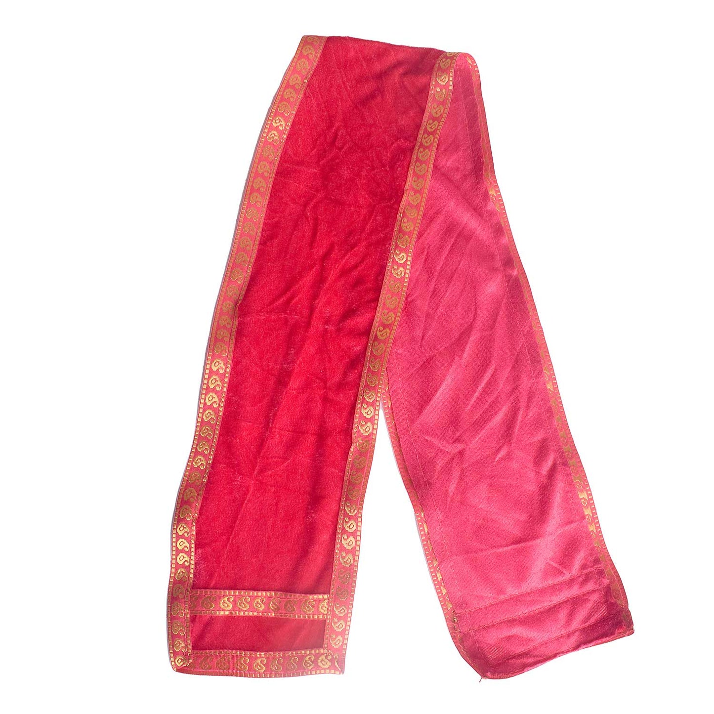 Beautiful pink Angvastra/Patka/Duppata 32 Inch