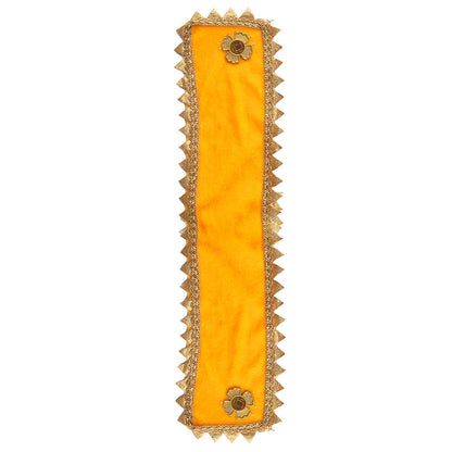 Traditional Yellow Angvastra/Patka/Duppata 15 Inch