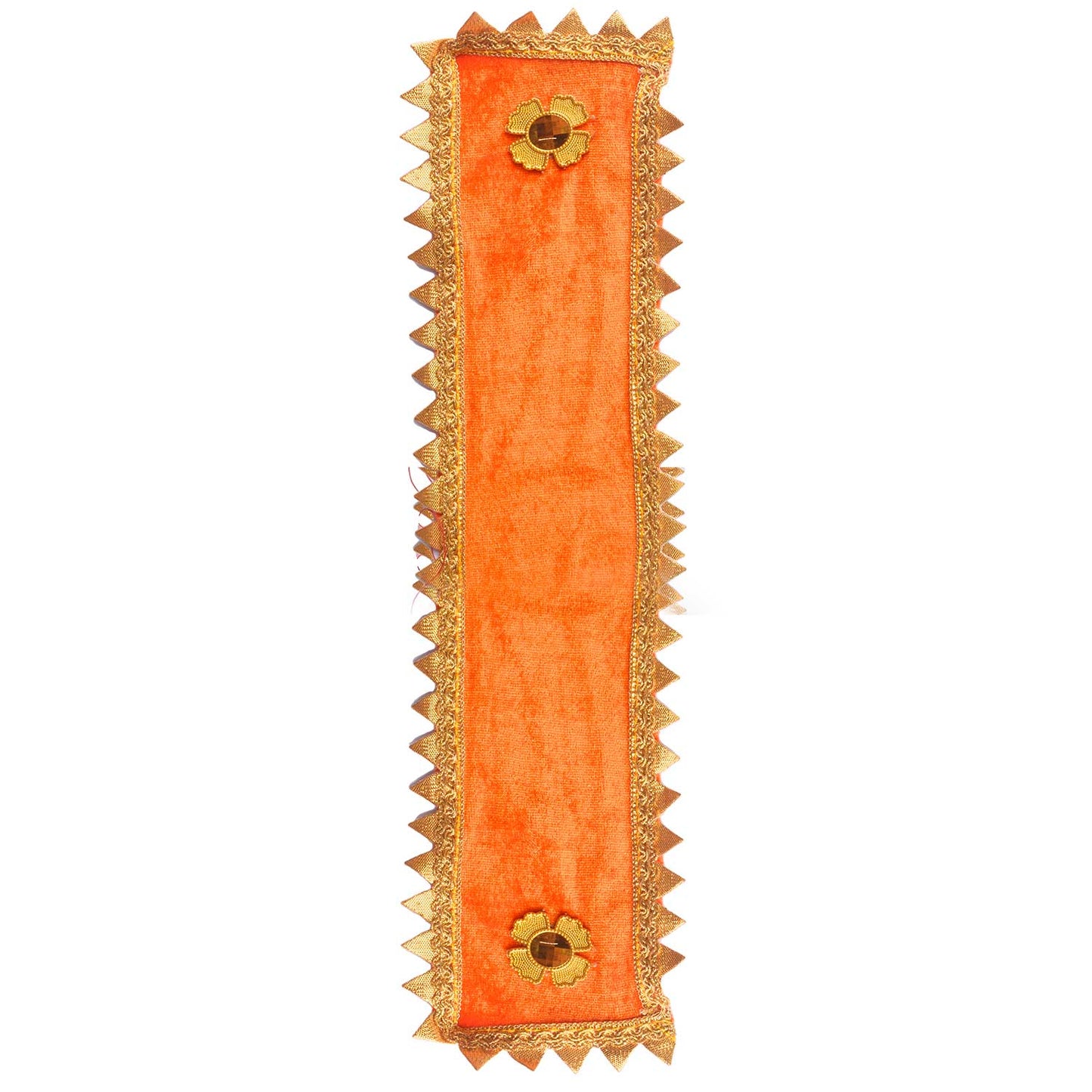 Orange Spiritual Angvastra/Patka/Duppata 15 Inch