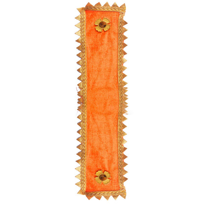 Orange Spiritual Angvastra/Patka/Duppata 15 Inch