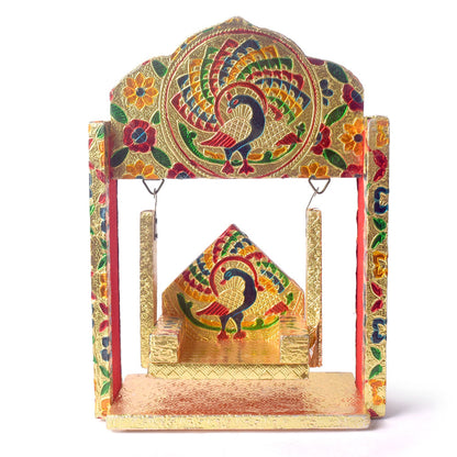 Radiant Yellow Laddu Gopal Dress with Golden Gota