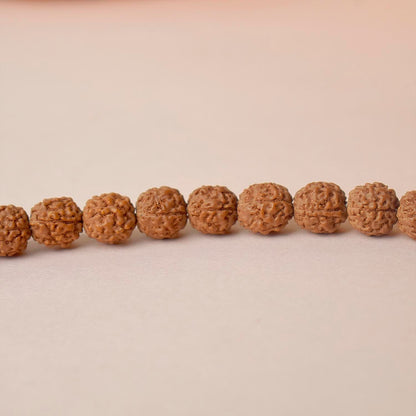 108 Beads 8mm 5 Mukhi Pathariya Rudraksh Mala