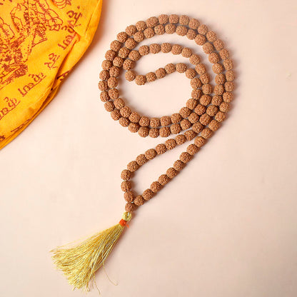 108 Beads 8mm 5 Mukhi Pathariya Rudraksh Mala