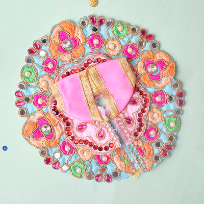Exquisite Laddu Gopal Dress with Floral Bead & Stone Embroidery (Assorted)