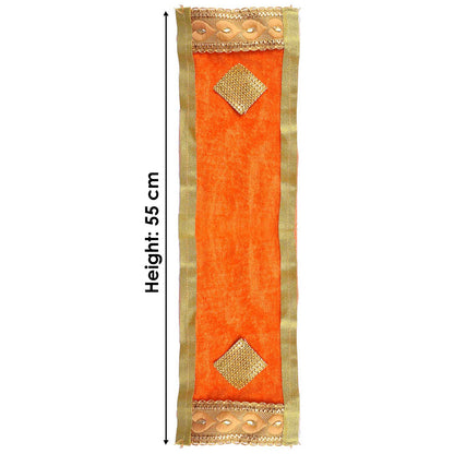 Mesmerizing Orange Angvastra/Patka/Duppata 22/32 Inch