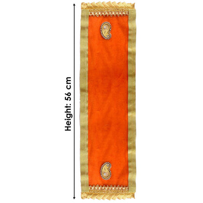 Orange Devotional Angvastra/Patka/Duppata 22 Inch