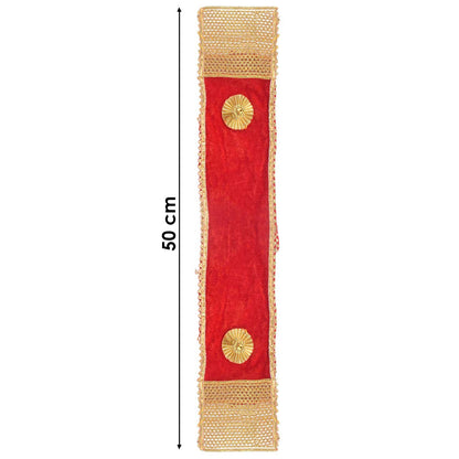 Red Grace Angvastra/Patka/Duppata for Festive