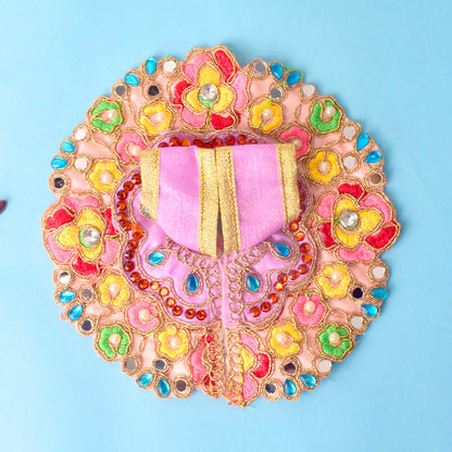 Exquisite Laddu Gopal Dress with Floral Bead & Stone Embroidery (Assorted)