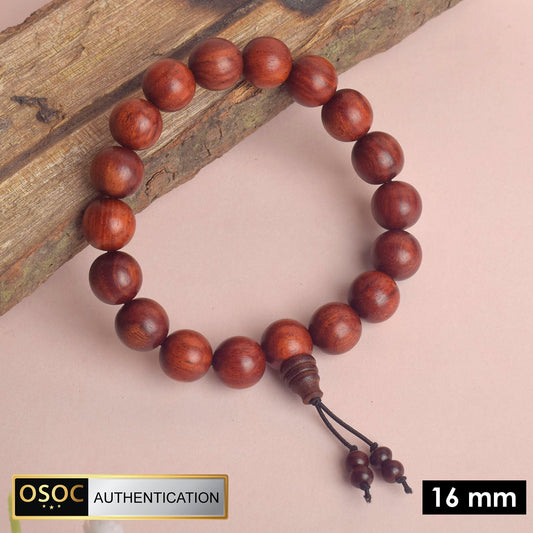 Original 16mm Red Chandan Bracelet